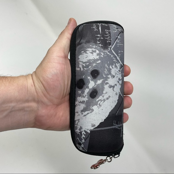 Fuzzy Nation dog picture zippered case  7 x 3 x 2 - Picture 2 of 7